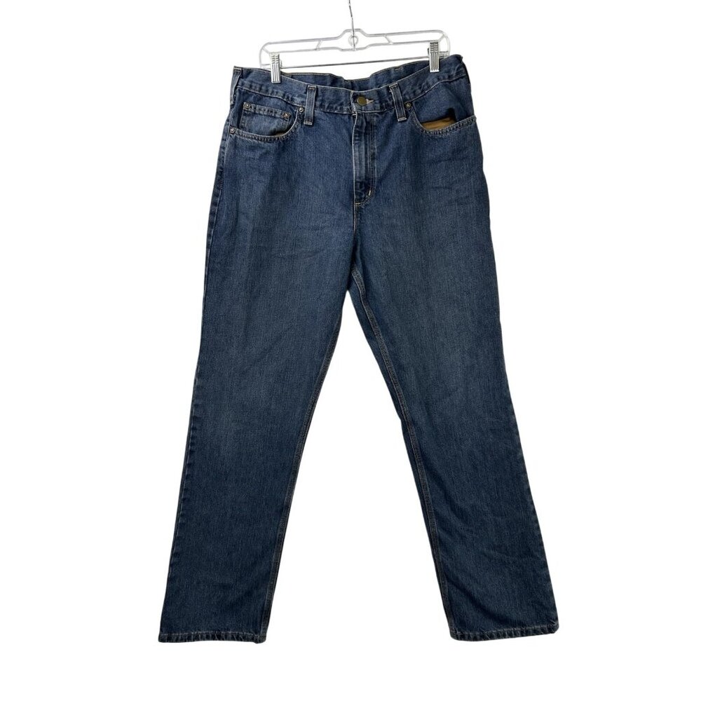 Carhartt Men’s Size 36x34 Jeans Denim Relaxed Fit Straight Leg 101483-968
